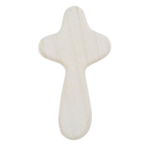 Hand Held Cross- White