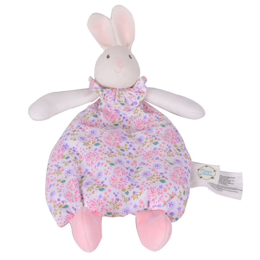 Havah the Bunny Flat Toy with Rubber Head