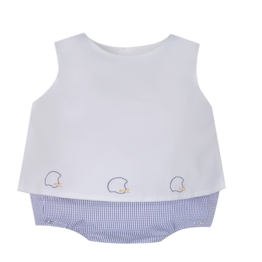 Southern Saturday Boy's Black/Gold Diaper Set