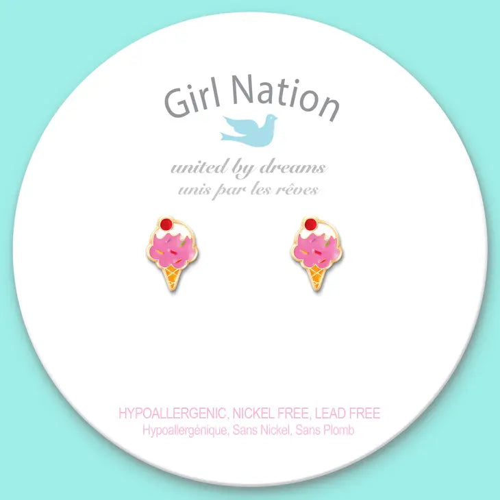 Ice Cream Dream Cutie Stud Earrings