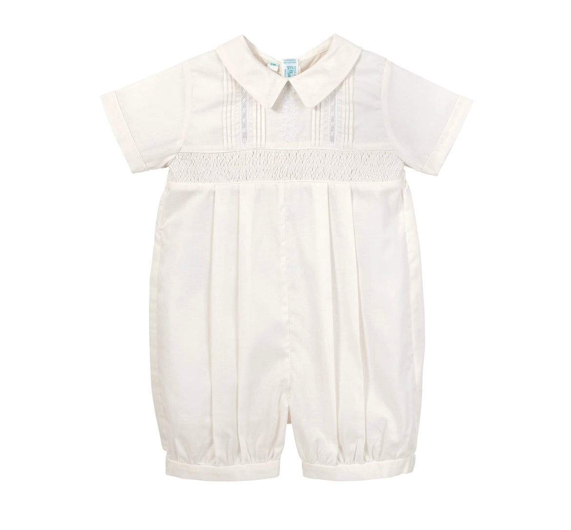 Feltman Brothers Ivory Boys Wedding Romper