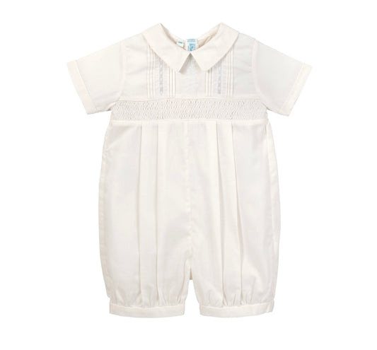 Feltman Brothers Ivory Boys Wedding Romper