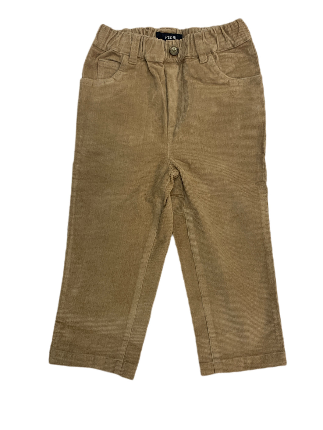 Pedal Tan Stretch Corduroy Pants