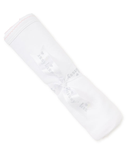 Kissy Kissy Basic Blanket White/Pink