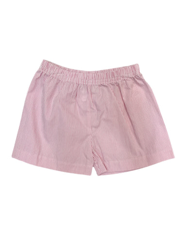 Zuccini Pink Seersucker Shorts