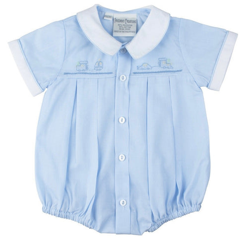 Friedknit Blue Train Creeper