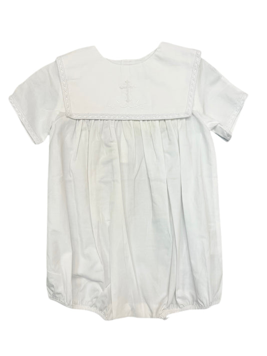 Love Me White Holy Cross Infant Bubble