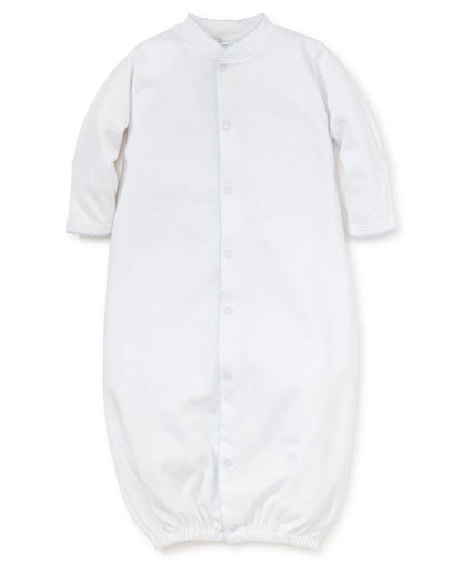 Kissy Kissy Basic Convertible Gown-White/Blue