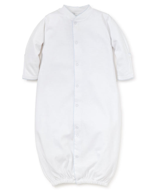 Kissy Kissy Basic Convertible Gown-White/Blue
