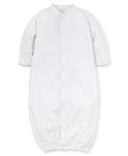 Kissy Kissy Basic Convertible Gown-White/Blue