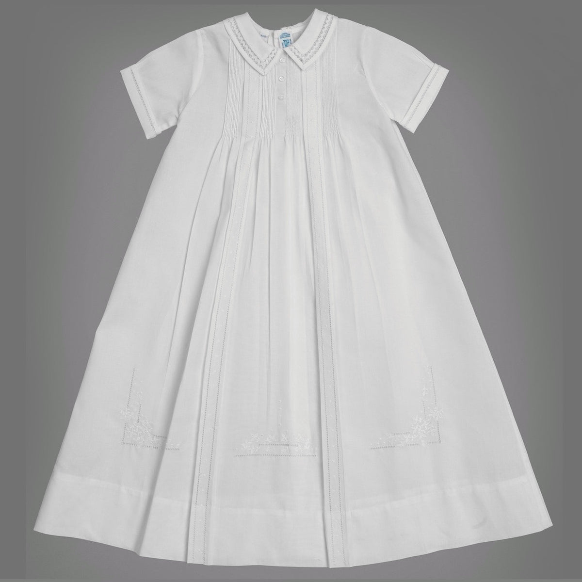 Feltman Boy Pleated Baptism Gown