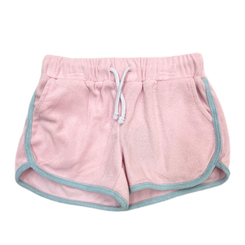 Honesty Terry Cheer Shorts-Pink/Blue