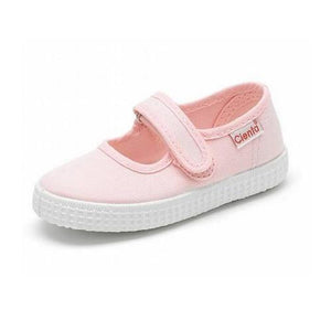 Cienta Girls Light Pink Canvas Shoe