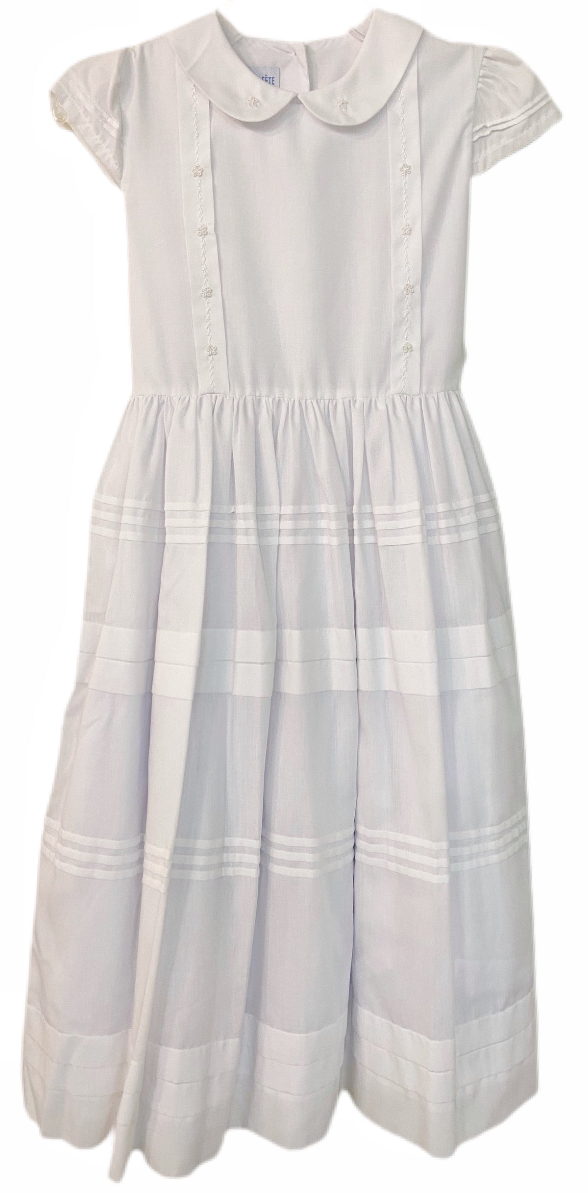 Vive La Fete Tucked Communion Dress