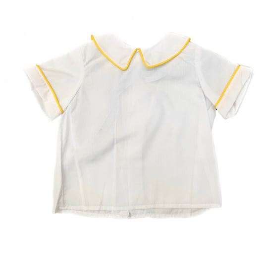 Yellow Trim Collar Shirt
