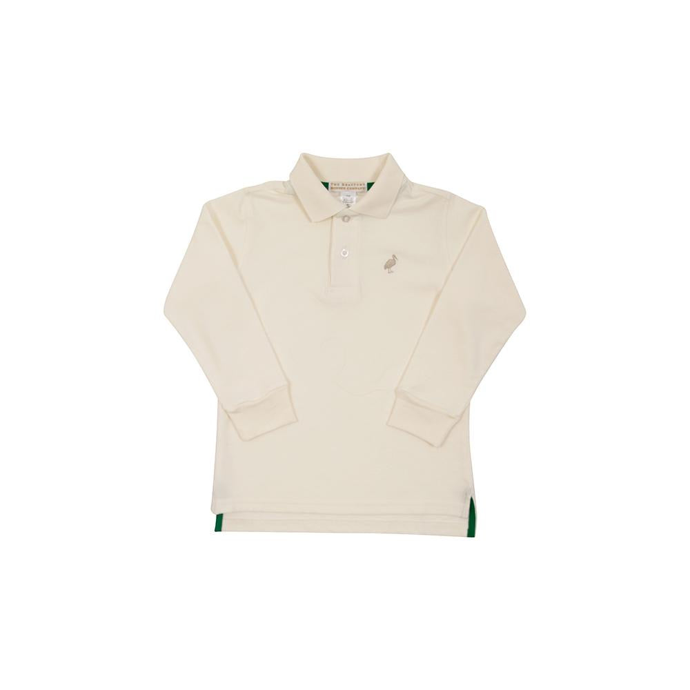 Prim and Proper LS polo Pique Palmetto Pearl – banburycrosskids
