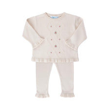Feltman Brothers Ecru Rosebud Knit Set