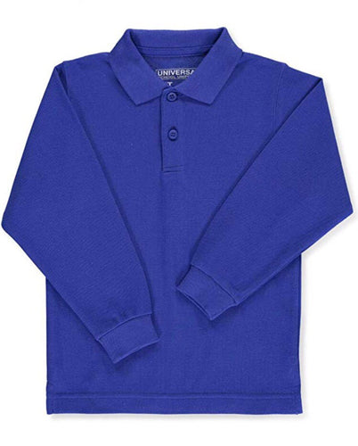 Universal Royal Long Sleeve Polo Shirt