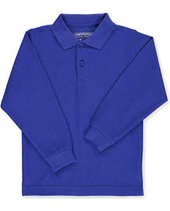 Universal Royal Long Sleeve Polo Shirt