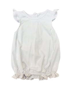 Zuccini White Knit Angel Sleeve Bubble