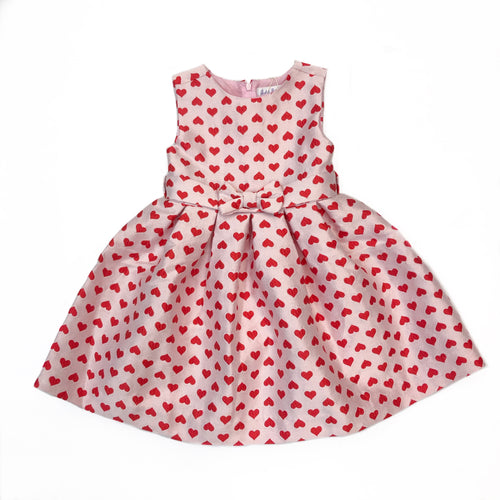 Rachel Riley Heart Damask Party Dress