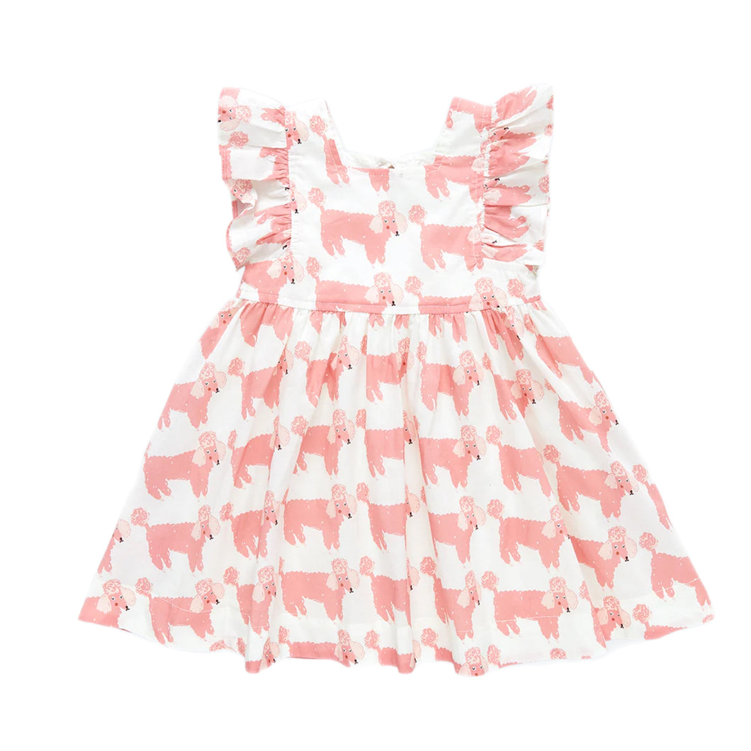 Pink Chicken Poodle Party Dress