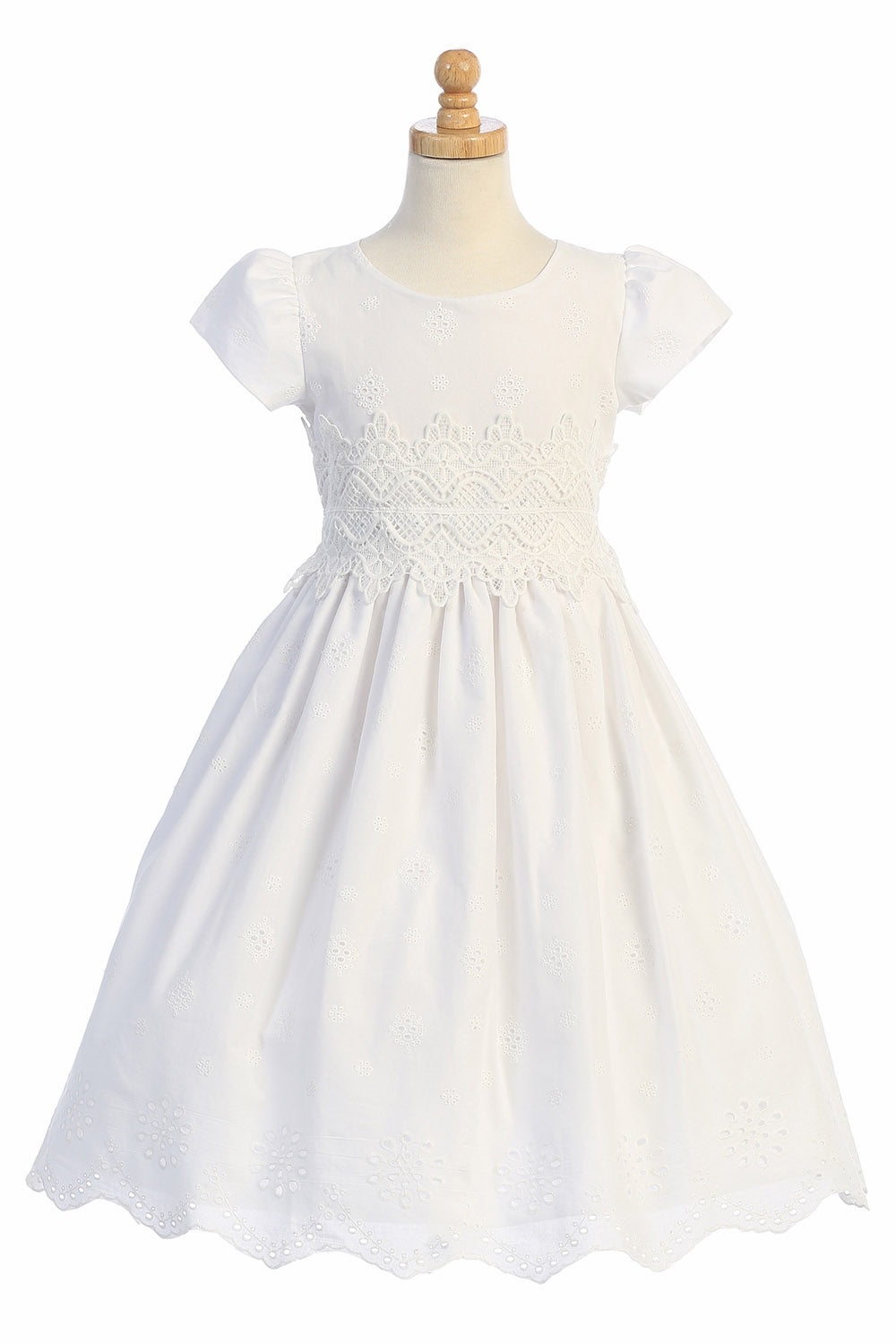 Swea Pea Cotton Eyelet w/Sleeve