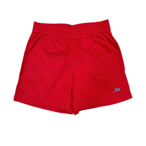 Southbound Red Twill Shorts