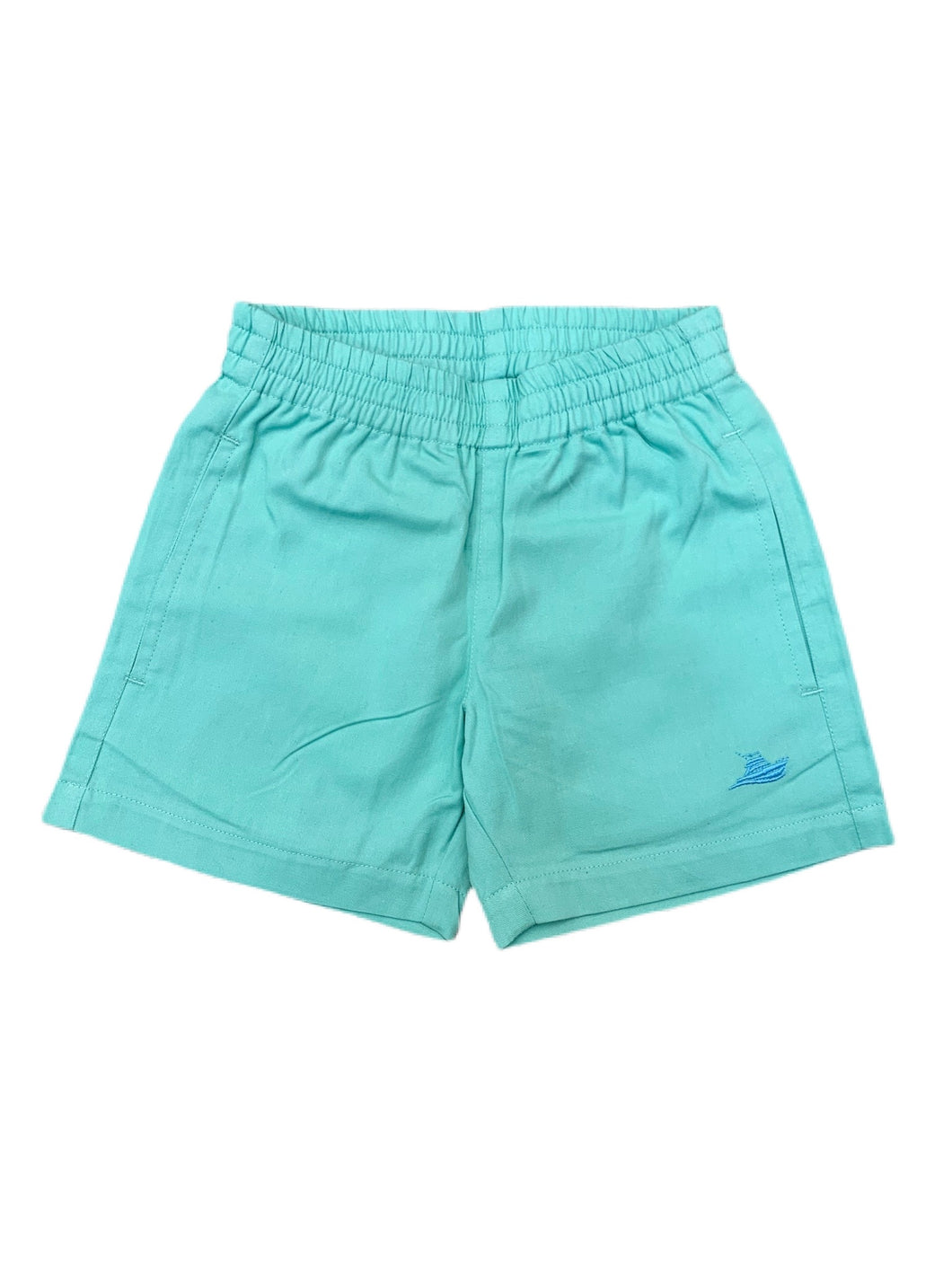 Southbound Opal Green Twill Shorts