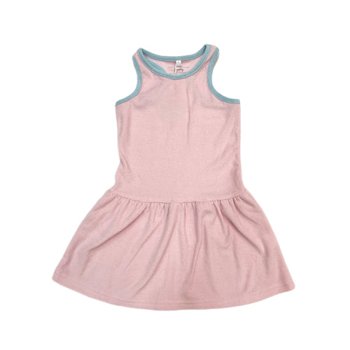 Honesty Terry Tennis Dress-Pink/Blue