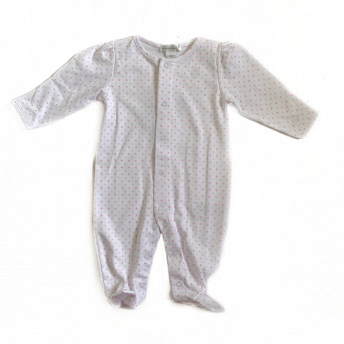Kissy Kissy Pink Fashion Dot Footie
