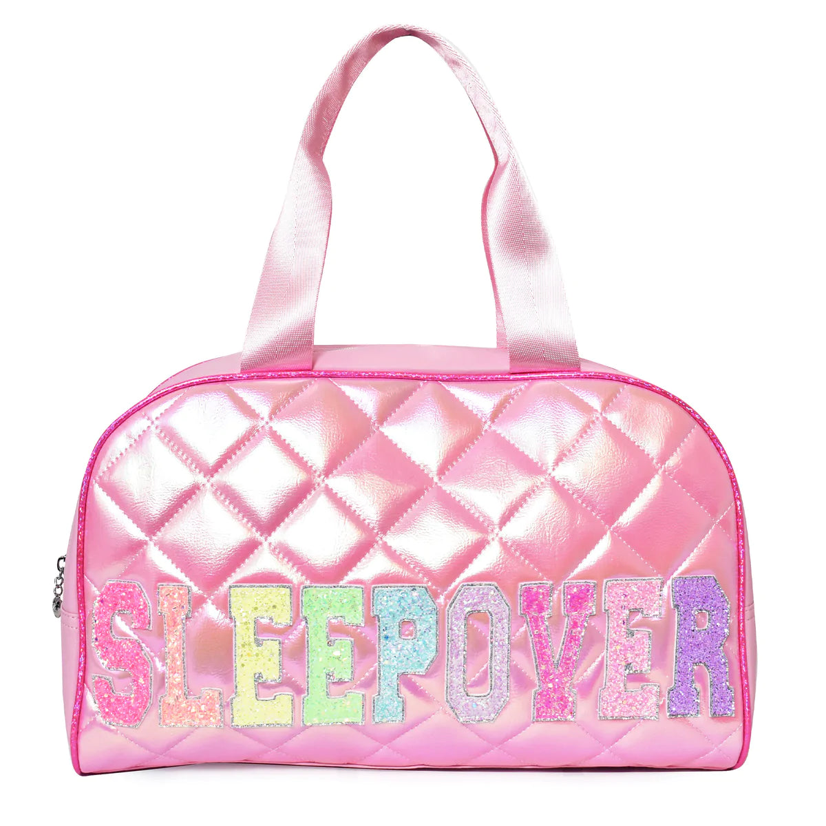 OMG Accessories - 'Sleepover' Quilted Puffer Large Duffle Bag