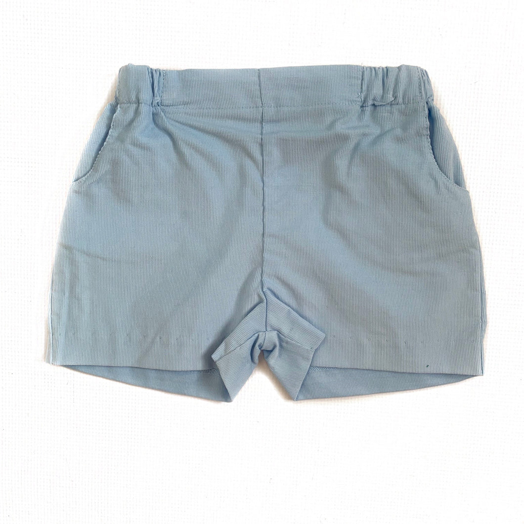 Banbury Cross Light Blue Corduroy Shorts