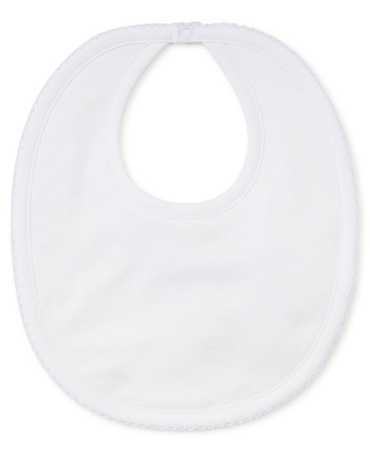 Kissy Kissy Basic Bib White/Blue