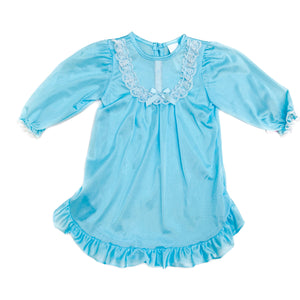 Laura Dare Ice Blue Nylon Gown