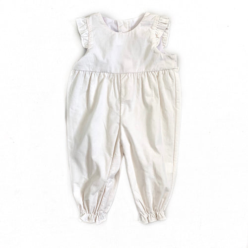 Banbury Cross White Corduroy Girl Longall