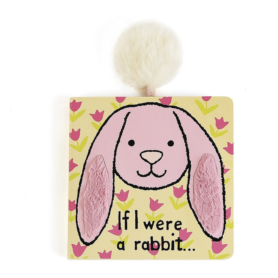 Jellycat If I Were A Rabbit Board Book-Pink