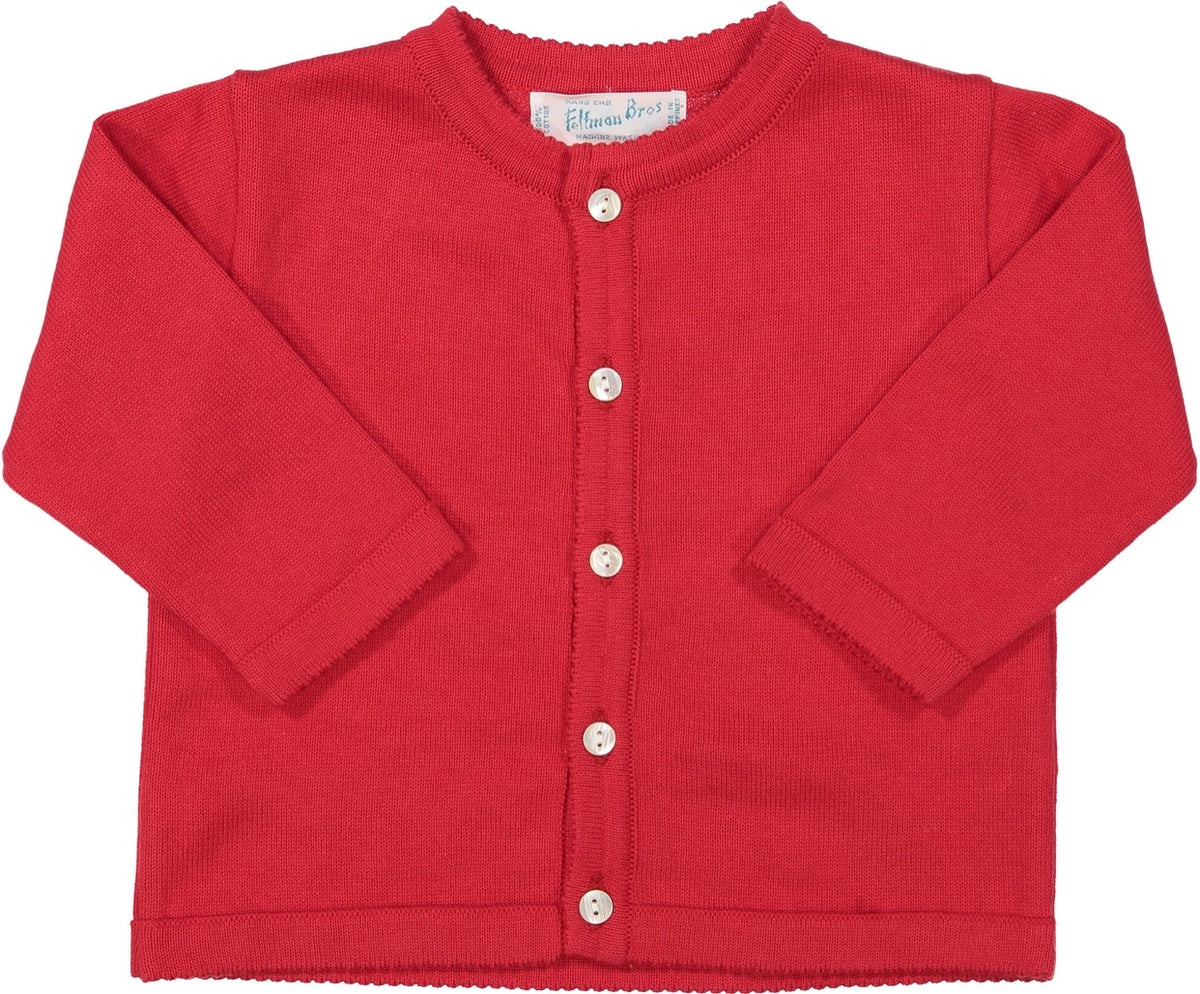 Feltman Red Classic Cardigan