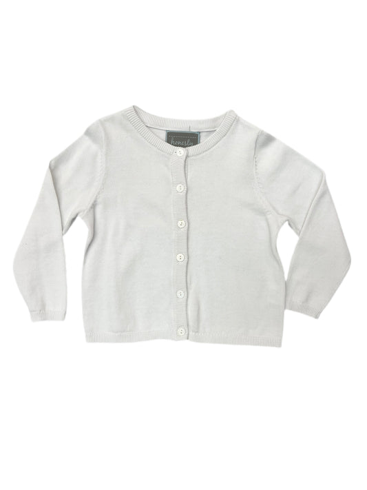 Honesty Basic White Cardigan