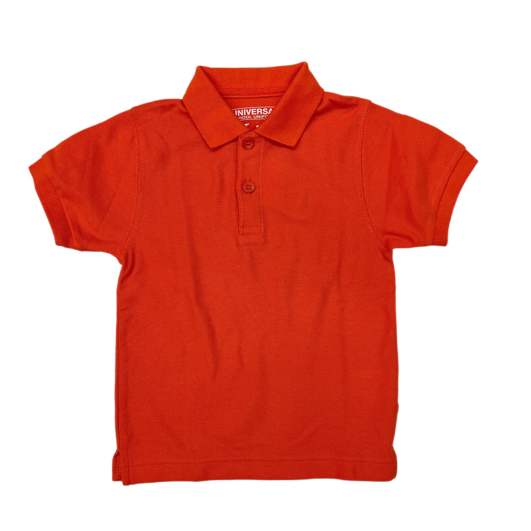 Universal Solid Polo Shirt Orange
