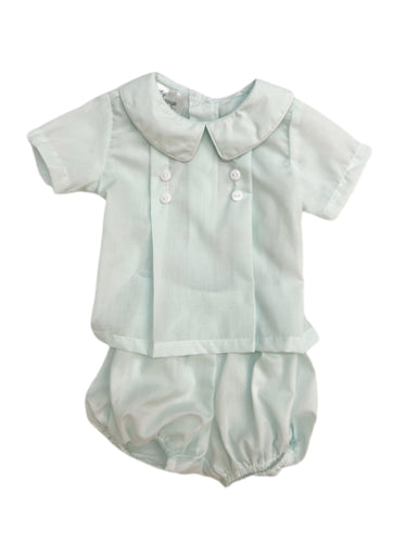 Baby Blessings Mint William Diaper Set