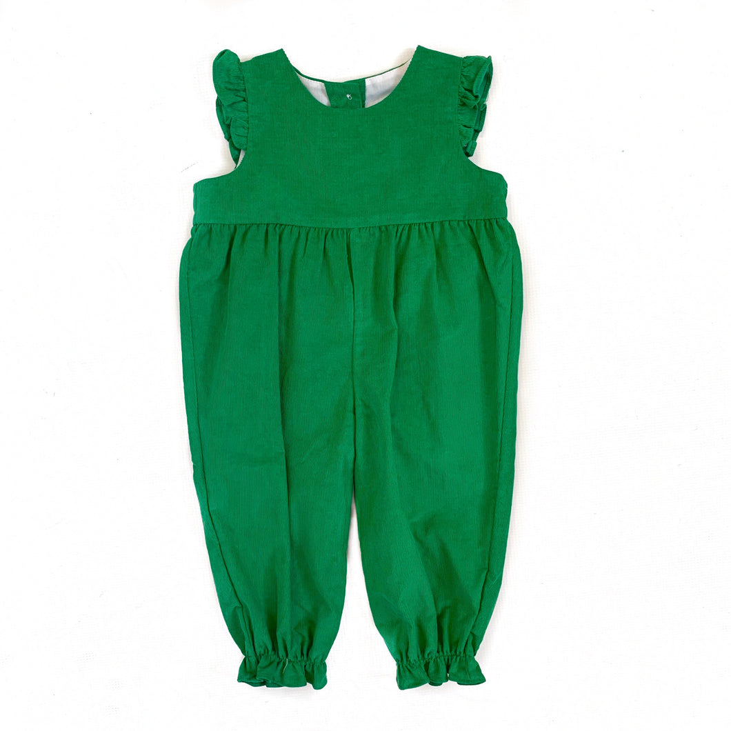 Banbury Cross Kelly Green Corduroy Girl Longall