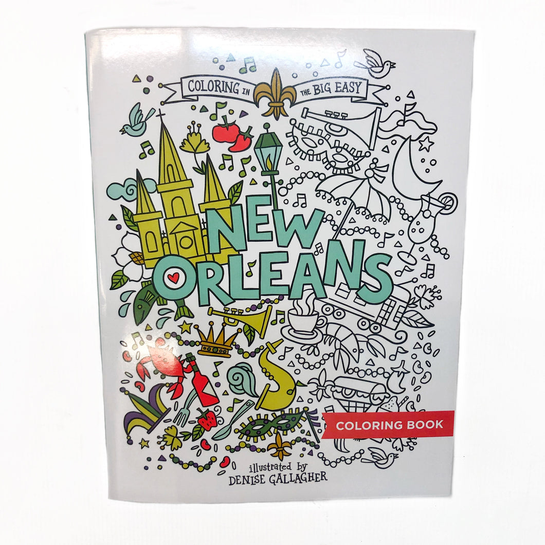 The Parish Line New Orleans Coloring Book