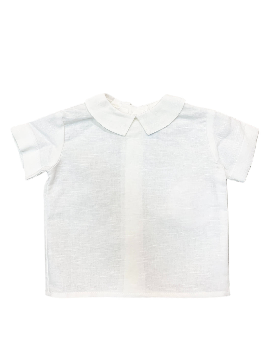 Funtasia Too White Linen Peter Pan Shirt