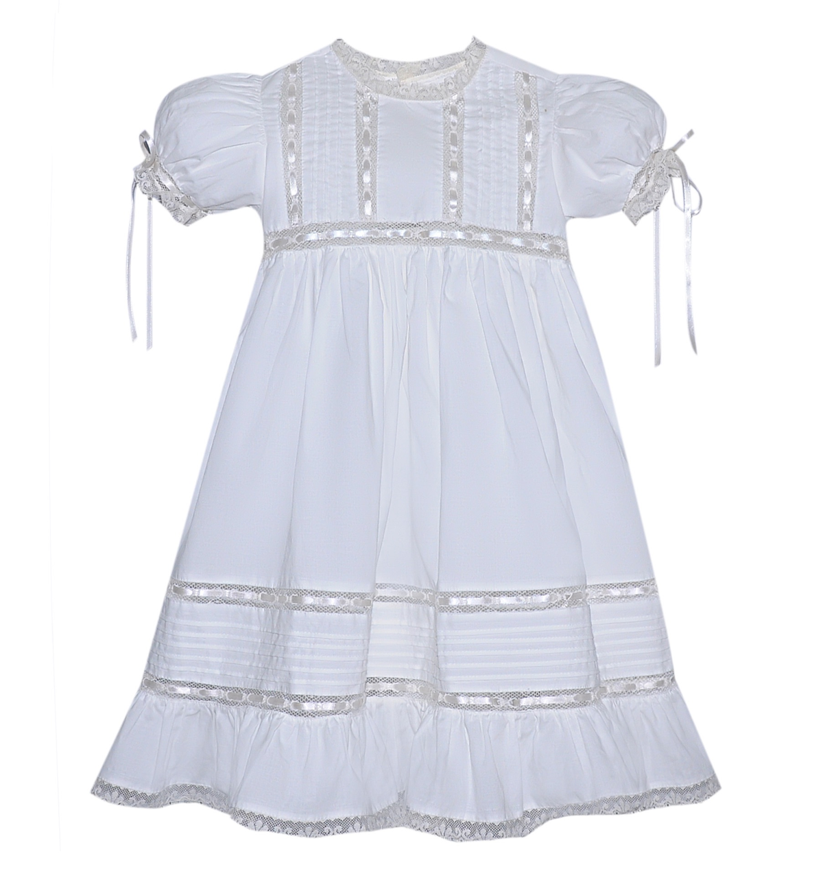 P & R Margaret Dress-Vintage w/ Ivory Lace & Ribbon