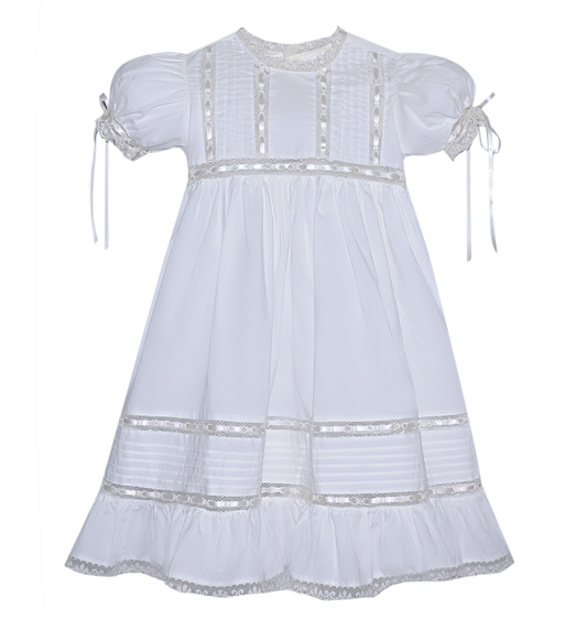P & R Margaret Dress-Vintage w/ Ivory Lace & Ribbon