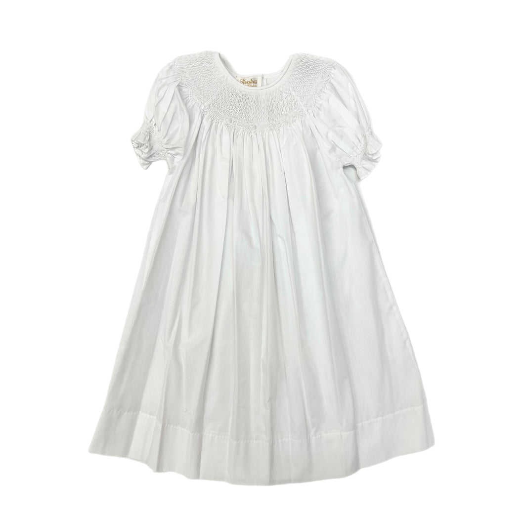 Rosalina Rosalie White Bishop Dress