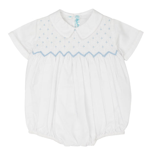 Feltman Diamond Smocked Creeper