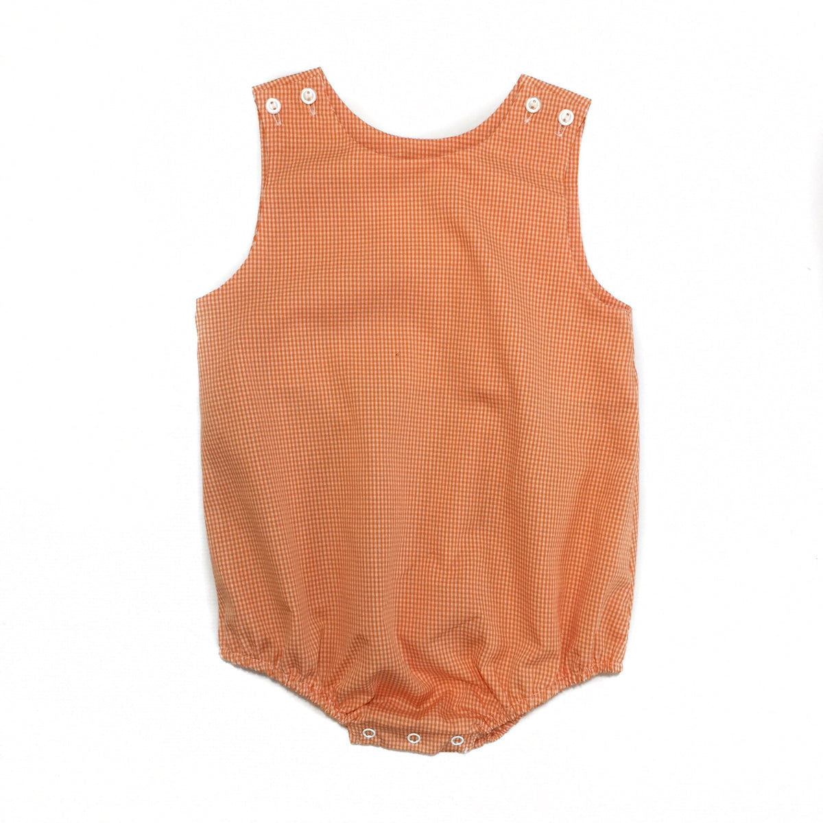 Banbury Button Shoulder Bubble Orange Check