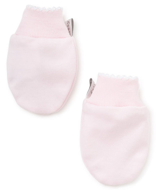 Kissy Kissy Basic Mittens Pink/White